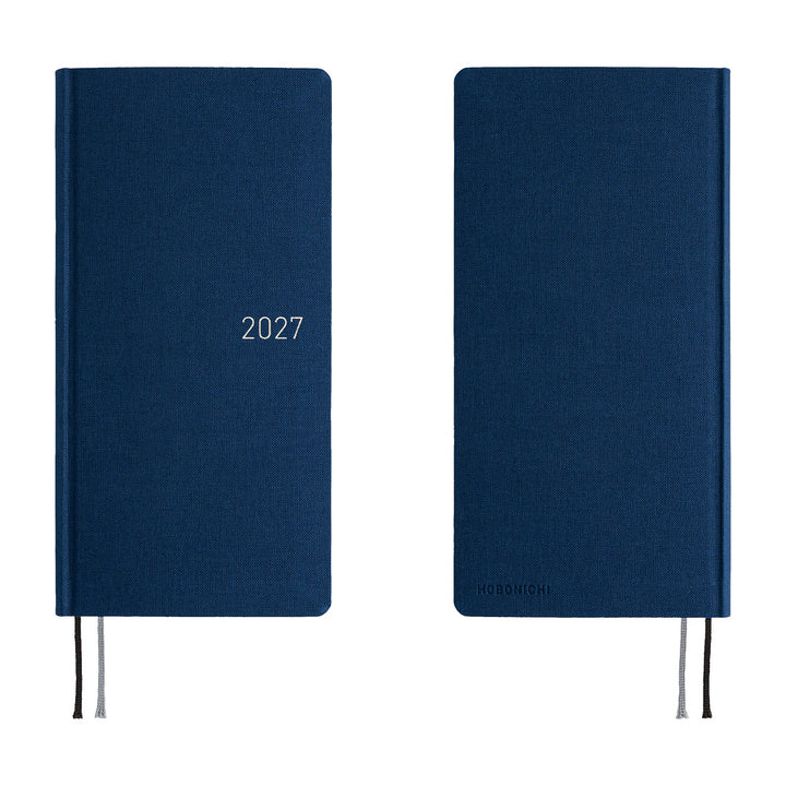 Hobonichi Techo 2027 Weeks MEGA Planner | Colors: Midnight Blue | English