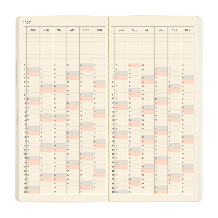 Hobonichi Techo 2027 Weeks MEGA Planner | Sneaker: Lime Green | English