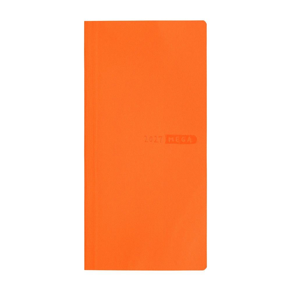 Hobonichi Techo 2027 Weeks MEGA Planner | Sneaker: Mandarin Orange | English