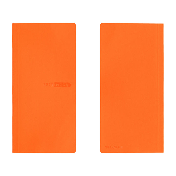 Hobonichi Techo 2027 Weeks MEGA Planner | Sneaker: Mandarin Orange | English