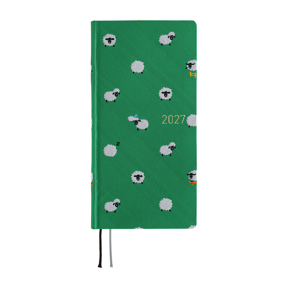 Hobonichi Techo 2027 Weeks MEGA Planner | Bow & Tie: Sheep Sheep Sheep | English