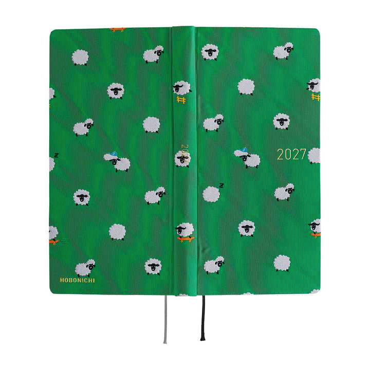 Hobonichi Techo 2027 Weeks MEGA Planner | Bow & Tie: Sheep Sheep Sheep | English