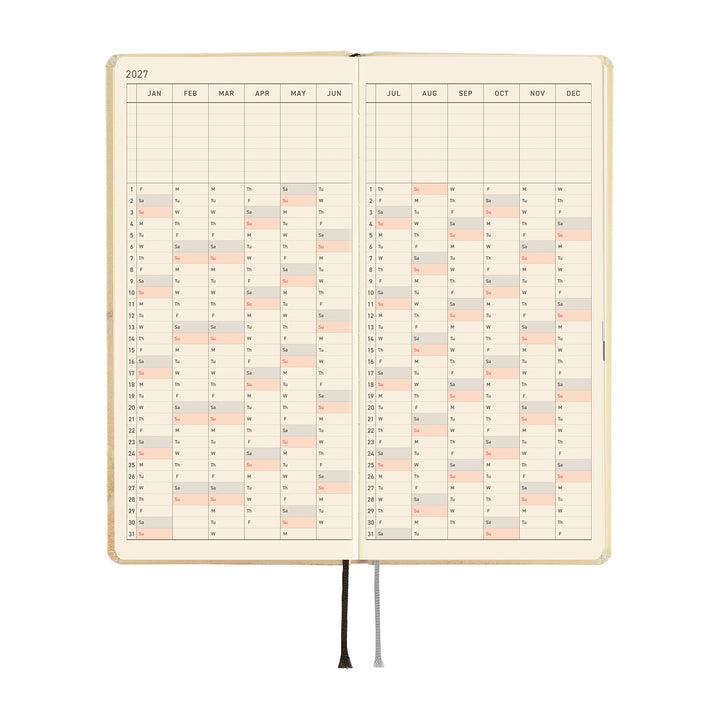 Hobonichi Techo 2027 Weeks Planner | Akiko Miyakoshi: Once, in Spring | English