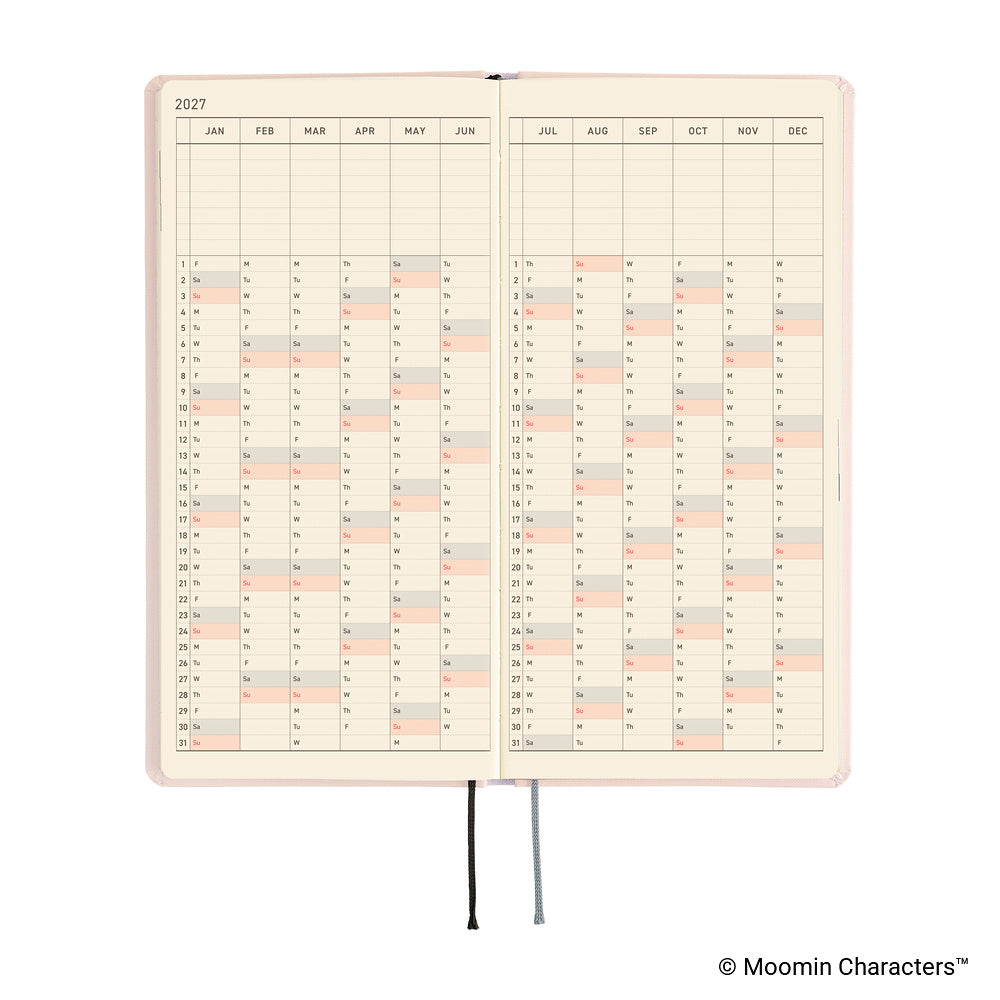 Hobonichi Techo 2027 Weeks Planner | Moomin: At the Table | English