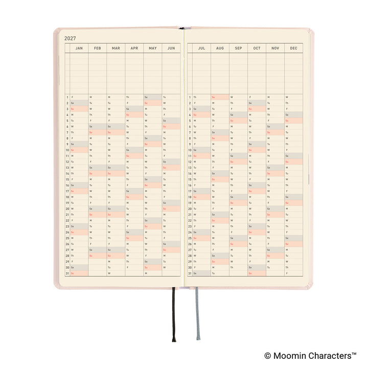 Hobonichi Techo 2027 Weeks Planner | Moomin: At the Table | English