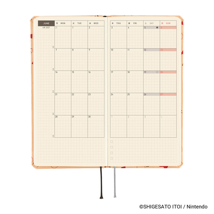Hobonichi Techo 2027 Weeks Planner | MOTHER: Mr. Saturn Pattern | English
