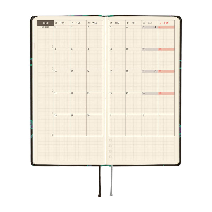 Hobonichi Techo 2027 Weeks Planner | Natal Design: Lucky Swallow | English