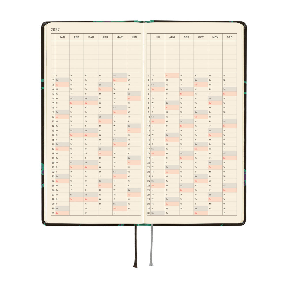 Hobonichi Techo 2027 Weeks Planner | Natal Design: Lucky Swallow | English