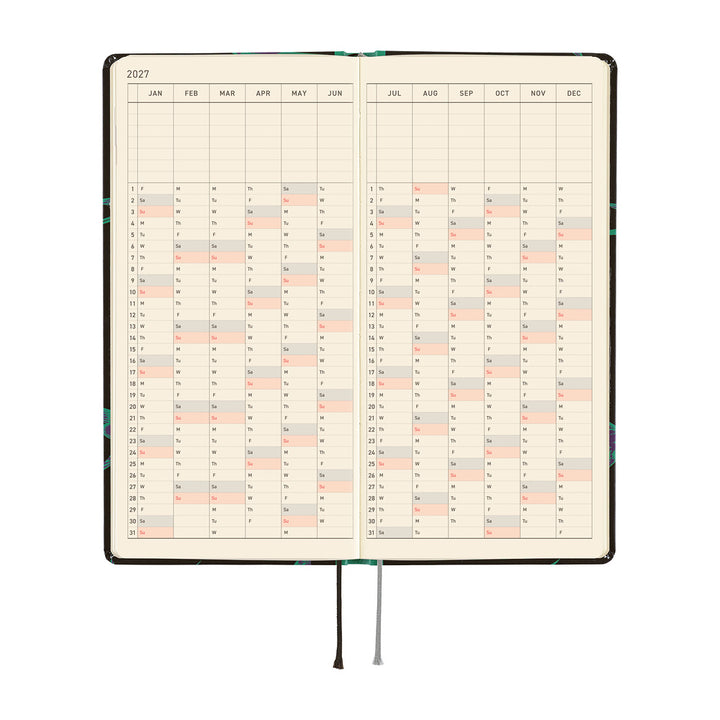 Hobonichi Techo 2027 Weeks Planner | Natal Design: Lucky Swallow | English