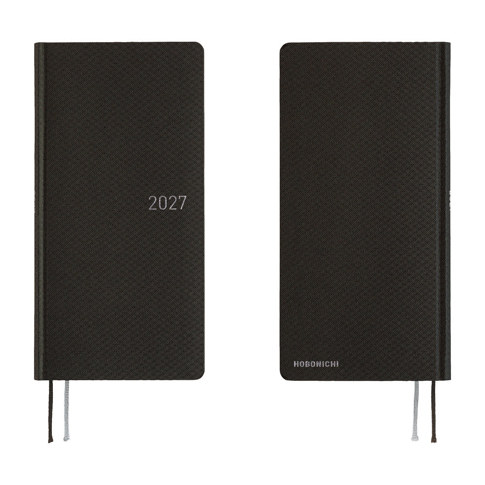 Hobonichi Techo 2027 Weeks Planner | Paper Series: Black Argyle | English