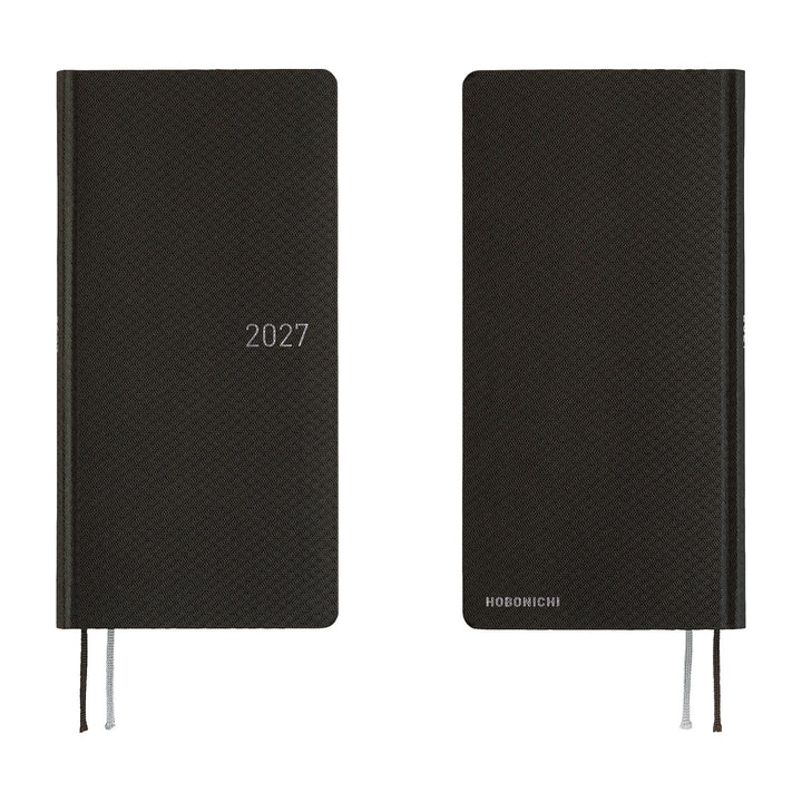 Hobonichi Techo 2027 Weeks Planner | Paper Series: Black Argyle | English