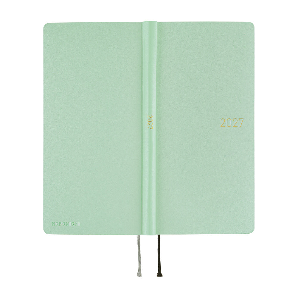 Hobonichi Techo 2027 Weeks Planner | Paper Series: Frosty Jade | English