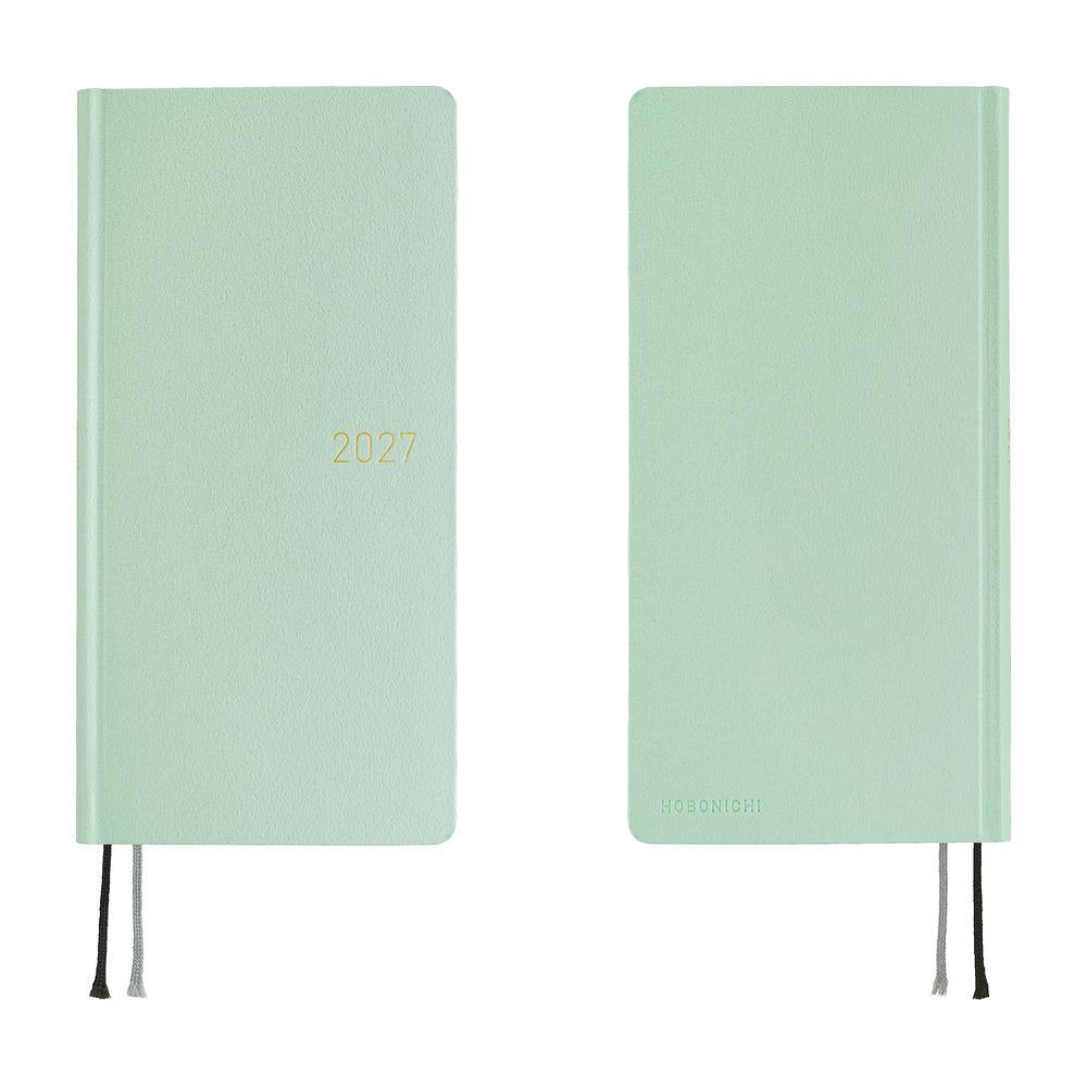Hobonichi Techo 2027 Weeks Planner | Paper Series: Frosty Jade | English