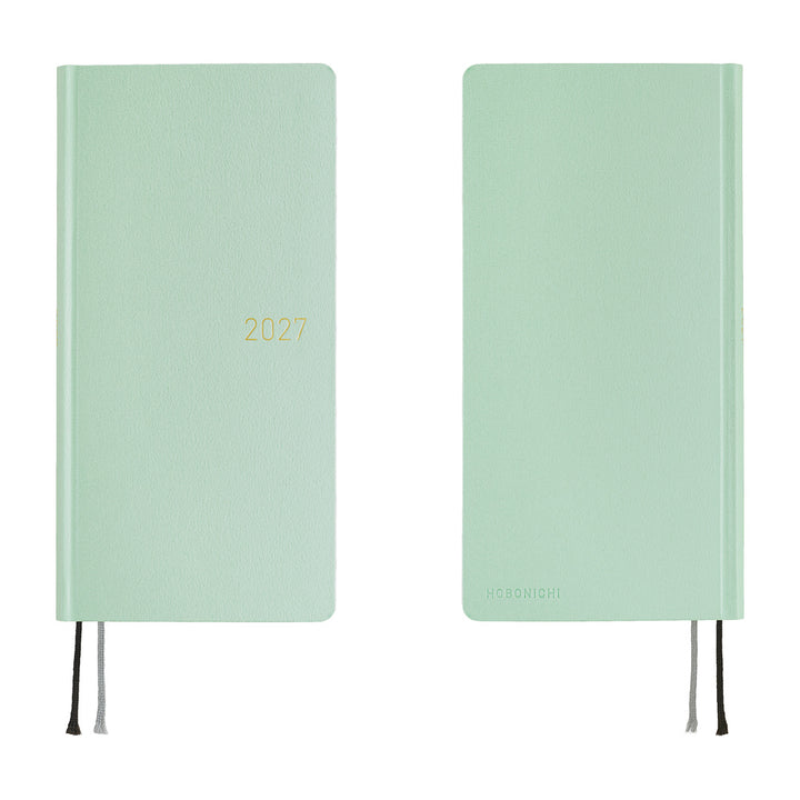 Hobonichi Techo 2027 Weeks Planner | Paper Series: Frosty Jade | English