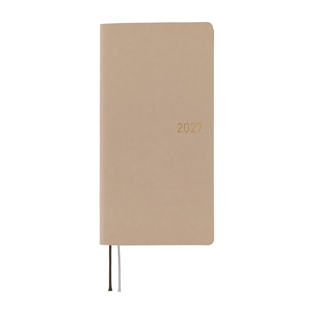 Hobonichi Techo 2027 Weeks Planner | Smooth: Café au Lait | English