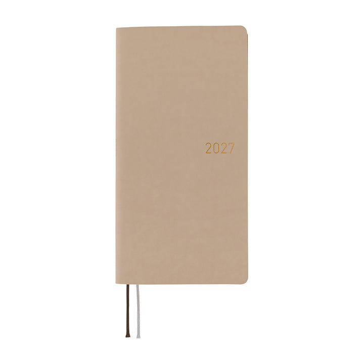 Hobonichi Techo 2027 Weeks Planner | Smooth: Café au Lait | English