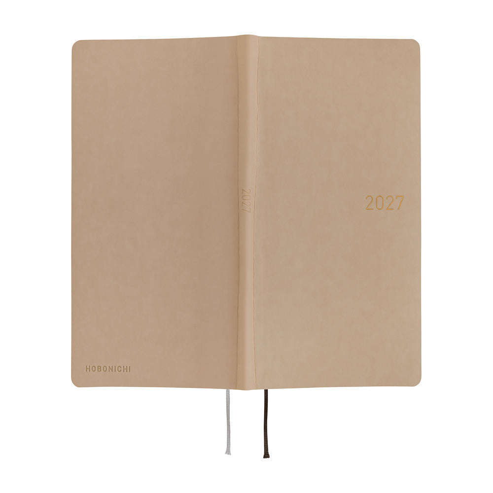 Hobonichi Techo 2027 Weeks Planner | Smooth: Café au Lait | English