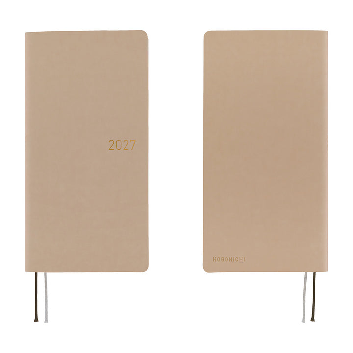 Hobonichi Techo 2027 Weeks Planner | Smooth: Café au Lait | English
