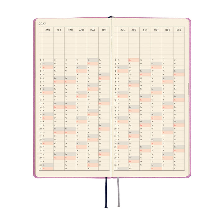 Hobonichi Techo 2027 Weeks Planner | Smooth: Lavender Milk | English