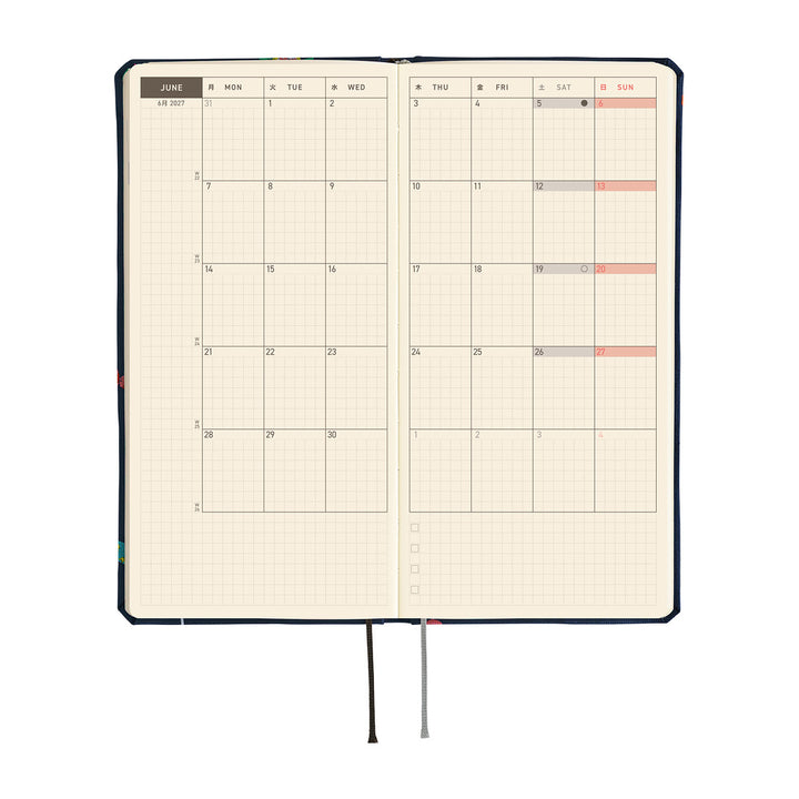 Hobonichi Techo 2027 Weeks Planner | Bow & Tie: Candy Dream | English