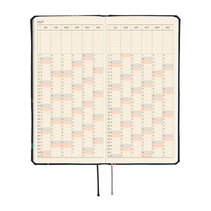 Hobonichi Techo 2027 Weeks Planner | Bow & Tie: Candy Dream | English