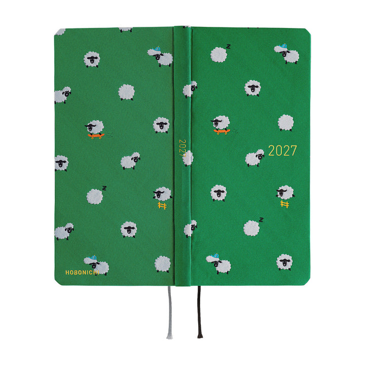 Hobonichi Techo 2027 Weeks Planner | Bow & Tie: Sheep Sheep Sheep | English