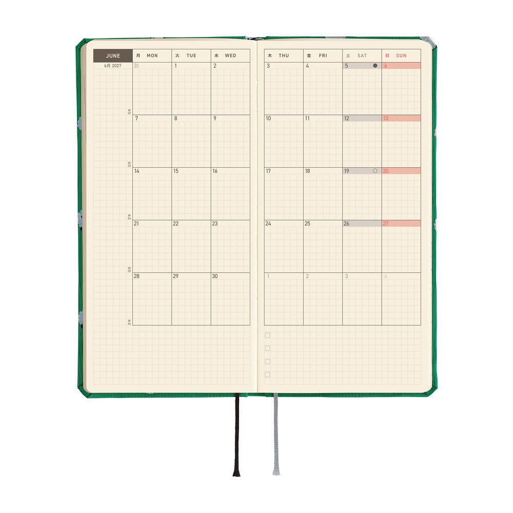Hobonichi Techo 2027 Weeks Planner | Bow & Tie: Sheep Sheep Sheep | English