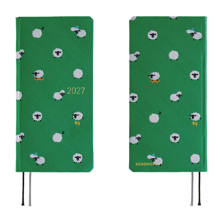 Hobonichi Techo 2027 Weeks Planner | Bow & Tie: Sheep Sheep Sheep | English