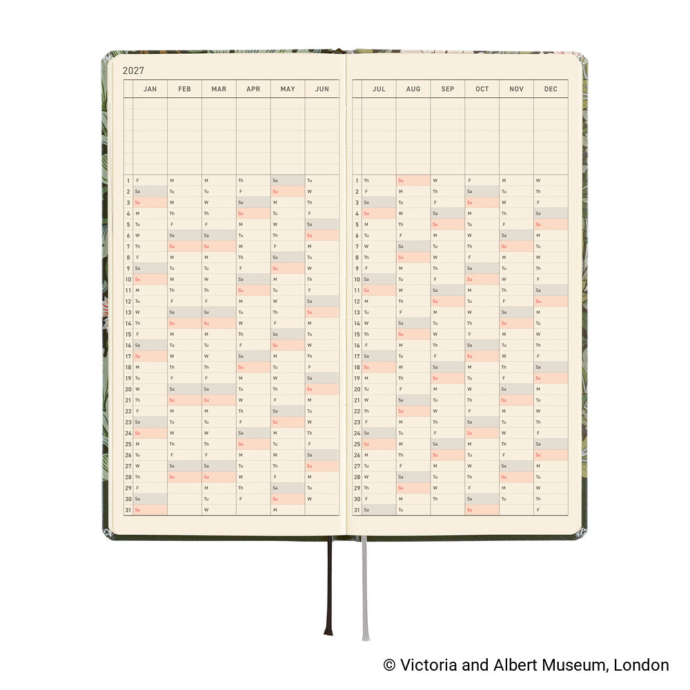 Hobonichi Techo 2027 Weeks Planner | V&A Series: Leicester | English