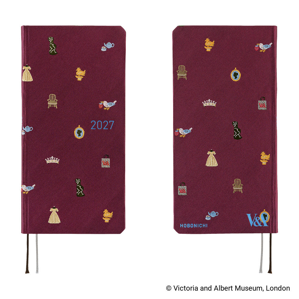 Hobonichi Techo 2027 Weeks Planner | V&A Series: Welcome to the V&A | English