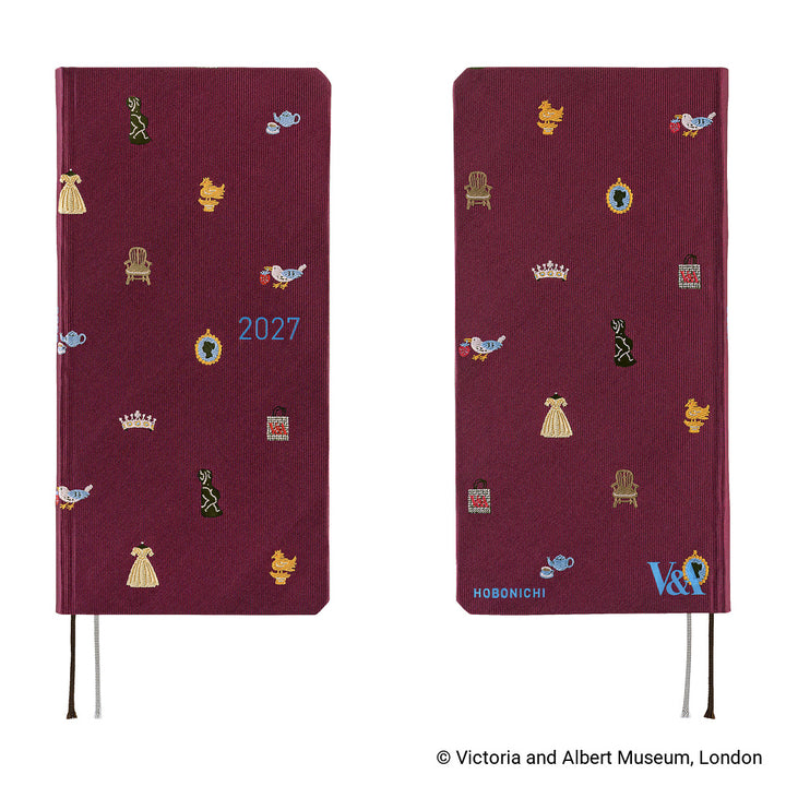 Hobonichi Techo 2027 Weeks Planner | V&A Series: Welcome to the V&A | English