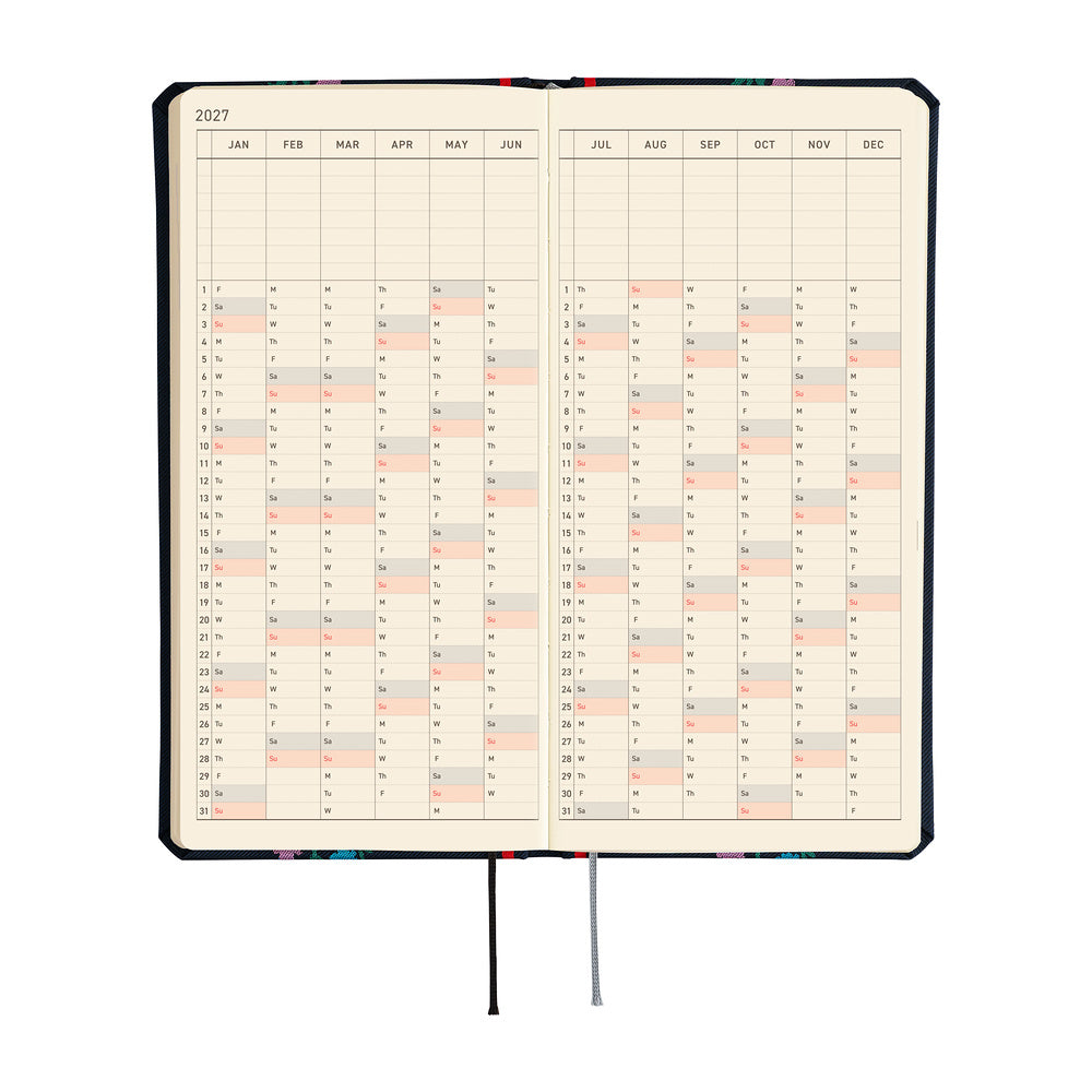 Hobonichi Techo 2027 Weeks Planner | Yoshie Watanabe: Petit Bloom | English
