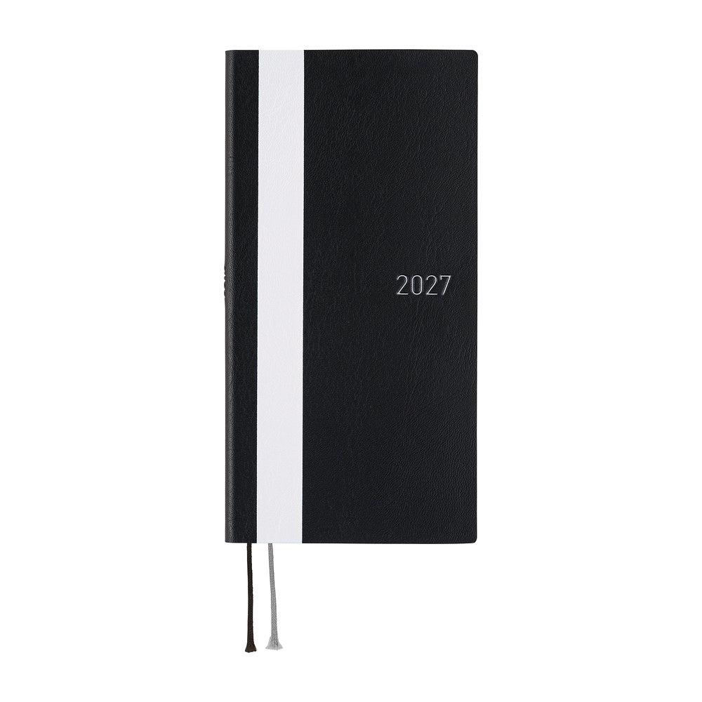 Hobonichi Techo 2027 Weeks Planner | White Line: Black | English