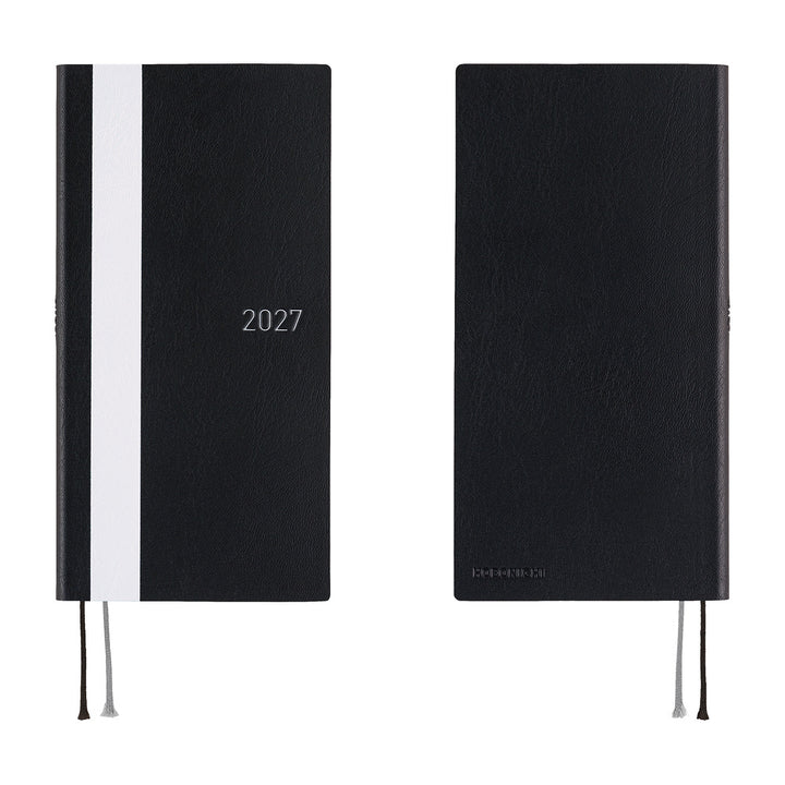 Hobonichi Techo 2027 Weeks Planner | White Line: Black | English