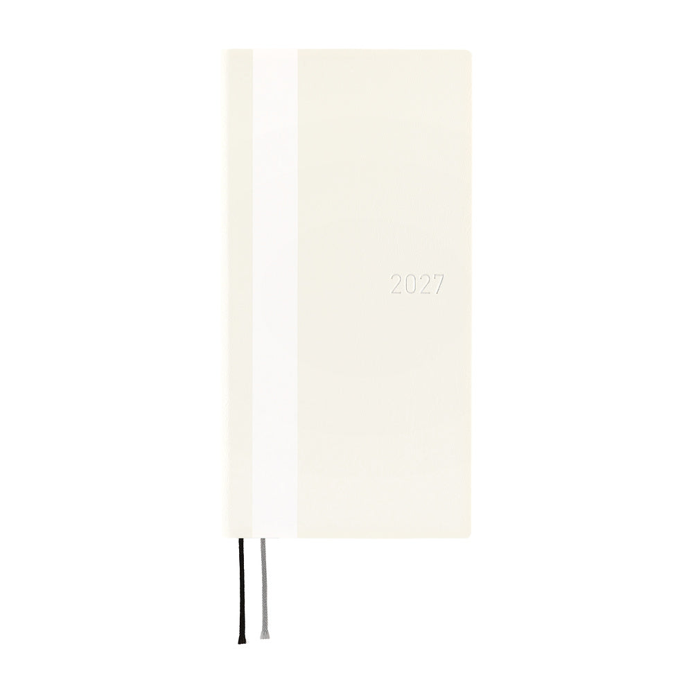 Hobonichi Techo 2027 Weeks Planner | White Line: Ivory | English