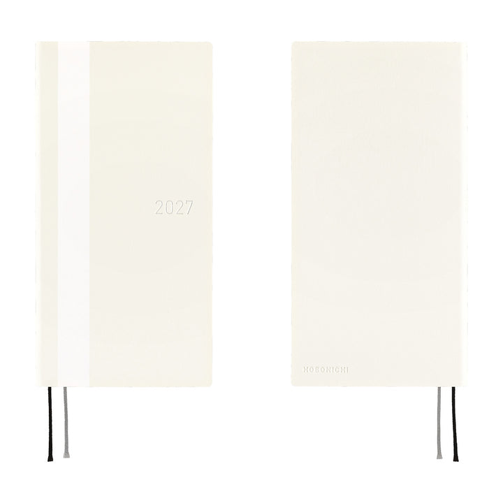 Hobonichi Techo 2027 Weeks Planner | White Line: Ivory | English