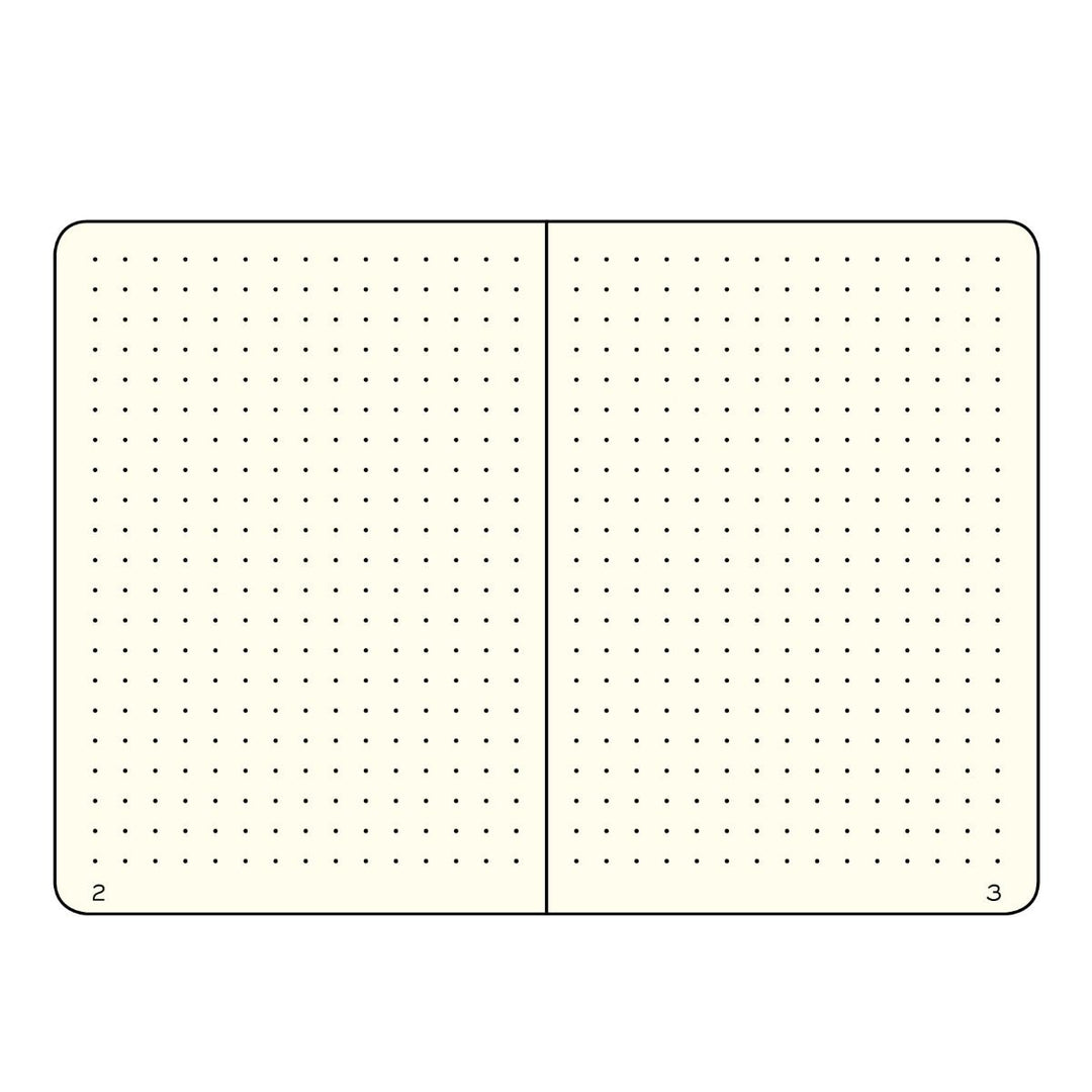 Hardcover A6 Dot Grid Pocket Notebook | Sage