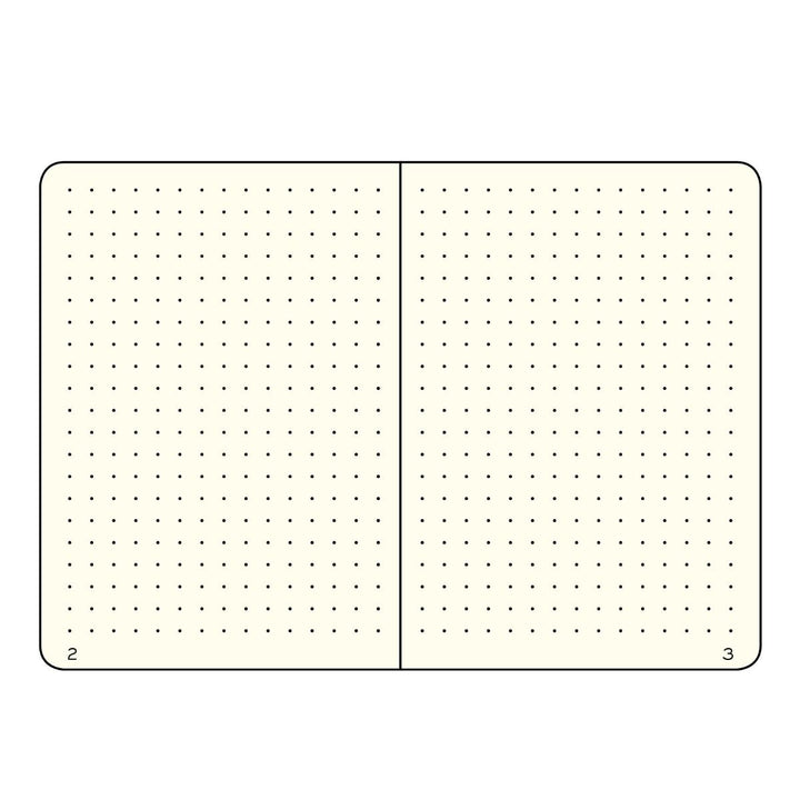 Hardcover A6 Dot Grid Pocket Notebook | Sage