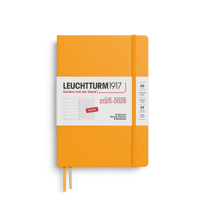 2025-2026 Weekly Planner and Notebook | 18 Months | Rising Sun