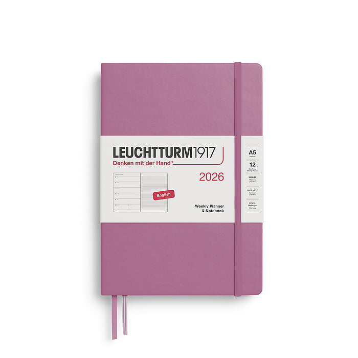 2026 Weekly Planner and Notebook | Dusty Rose