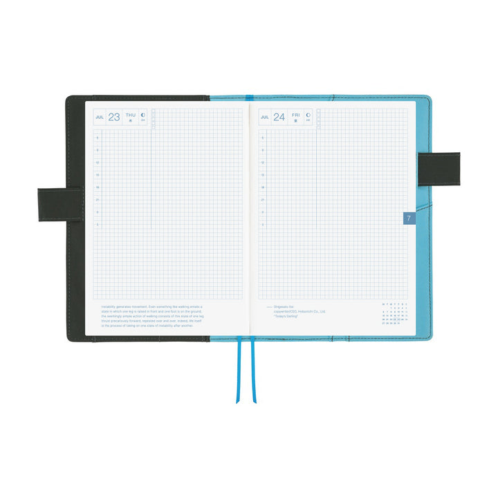 Hobonichi Techo A5 Cousin Cover with Planner | Yuichi Inoue: Jo (Going up) | English Mon Start