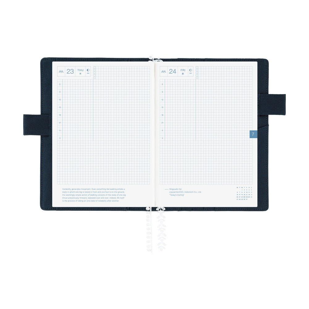 Hobonichi Techo A5 Cousin Cover with Planner | iyo okumi: A Story About Me | English Mon Start