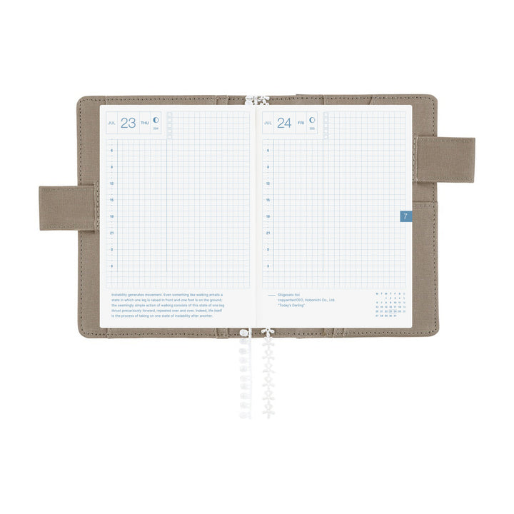 Hobonichi Techo A6 Original Cover with Planner | iyo okumi: A Story About Me | English Mon Start