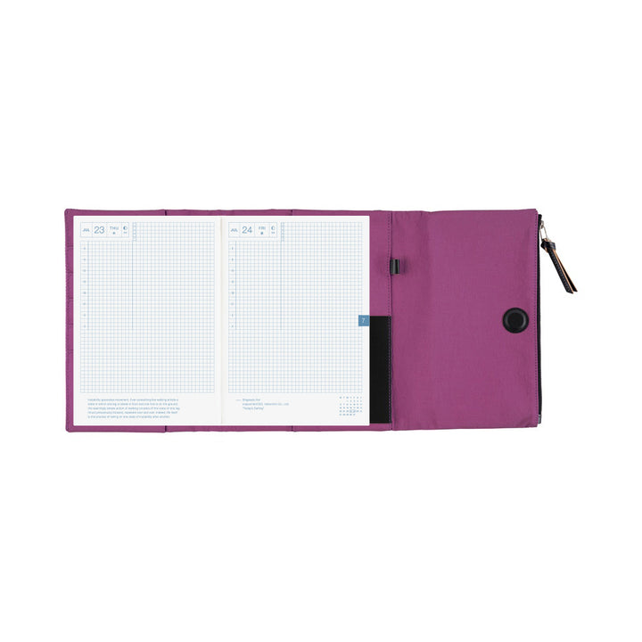 Hobonichi Techo A5 Cousin Cover with Planner | Tragen: Purple | English Mon Start
