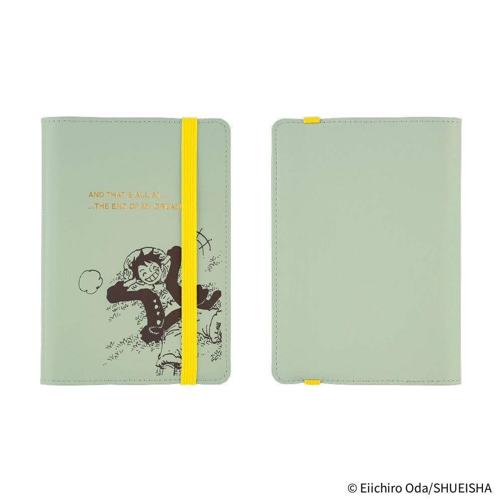 Hobonichi Techo A6 Original Cover with Planner | ONE PIECE magazine: End of Luffy’s Dream (Mint Green) | English Mon Start