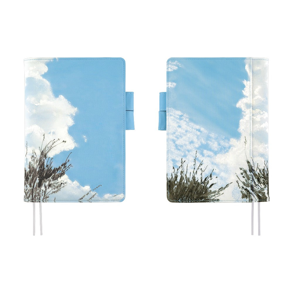 Hobonichi Techo A5 Cousin Cover with Planner | Kyohei Sakaguchi: Field Sky | English Mon Start