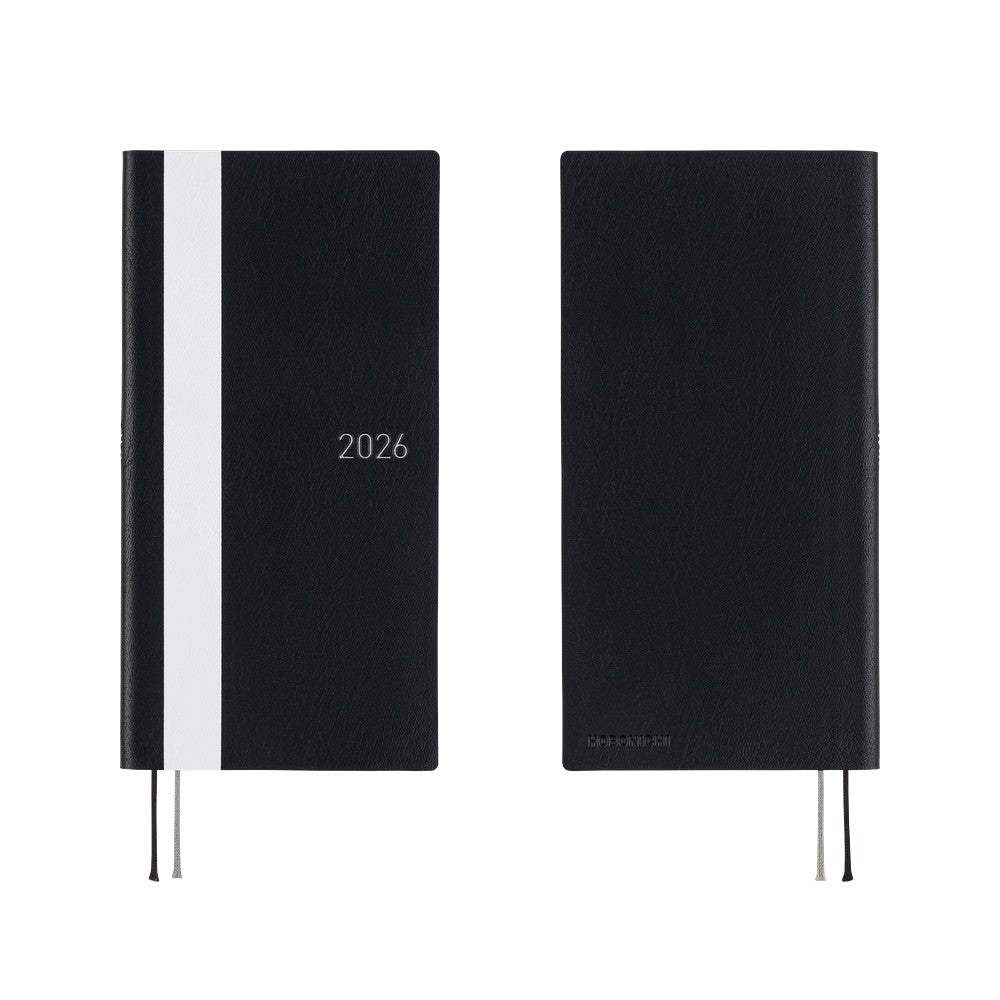 Hobonichi Techo 2026 APRIL Start Weeks Planner | White Line: Black | Japanese