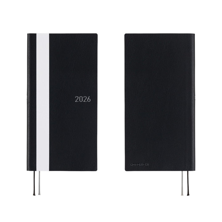 Hobonichi Techo 2026 APRIL Start Weeks Planner | White Line: Black | Japanese