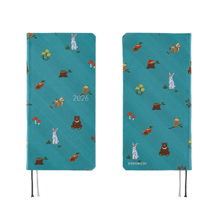 Hobonichi Techo 2026 APRIL Starts Week Planner | Bow & Tie: In the Forest | Japanese