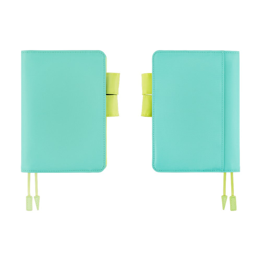 Hobonichi Techo A6 Original Cover with Planner | Colors: Aqua Lime | English Mon Start